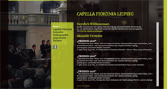 Desktop Screenshot of capella-fidicinia.de