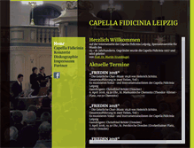 Tablet Screenshot of capella-fidicinia.de